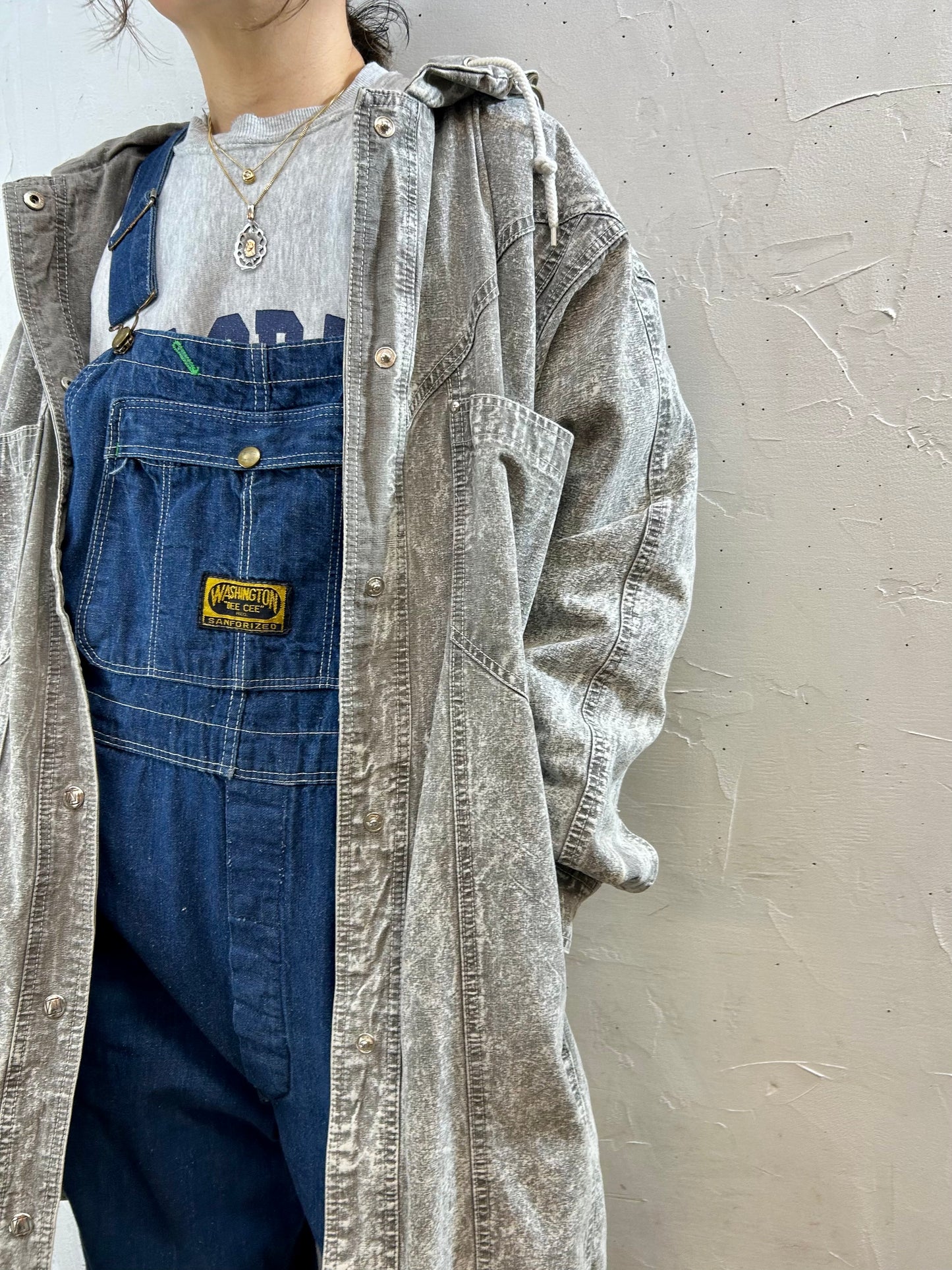 Vintage Chemical Denim Coat [J28716]