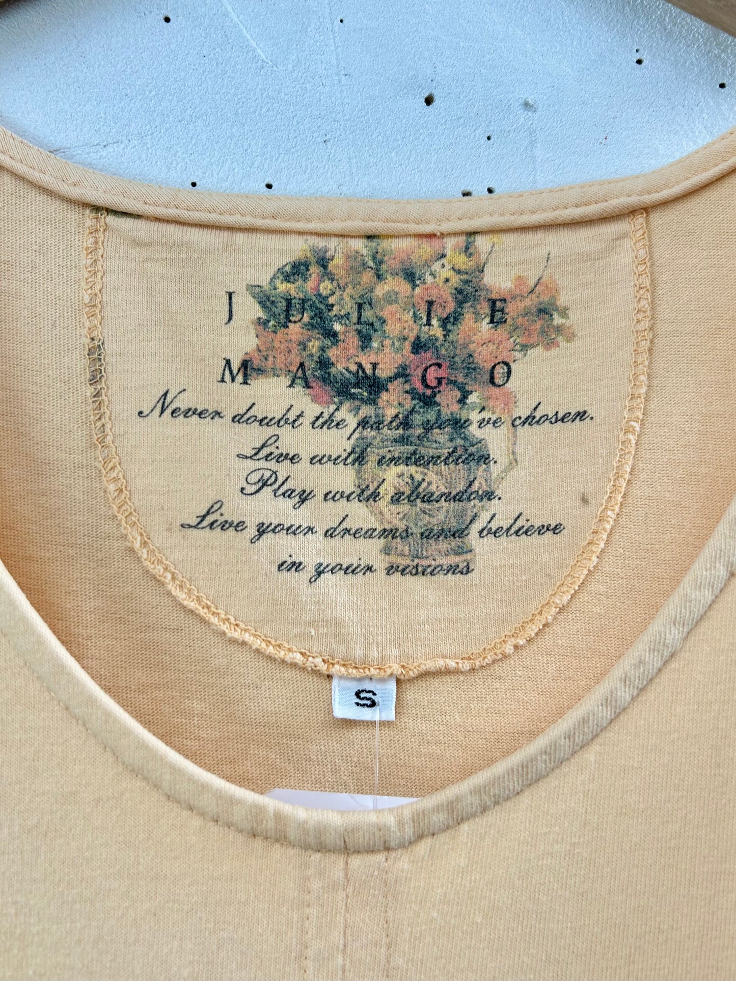 Vintage Patch Dress MADE lN USA [E30228]