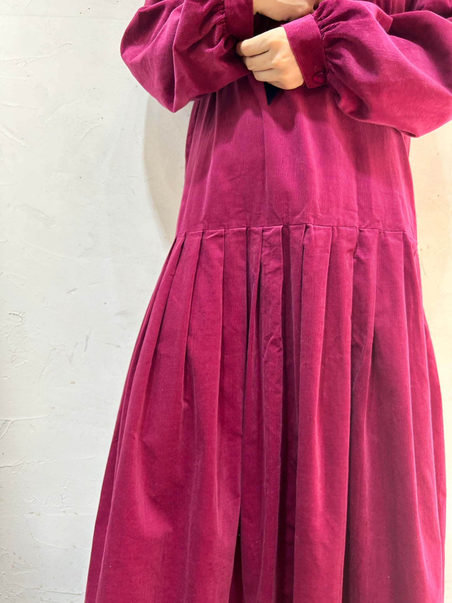 Vintage Corduroy Dress 〜Laura Ashley〜 [I25002]