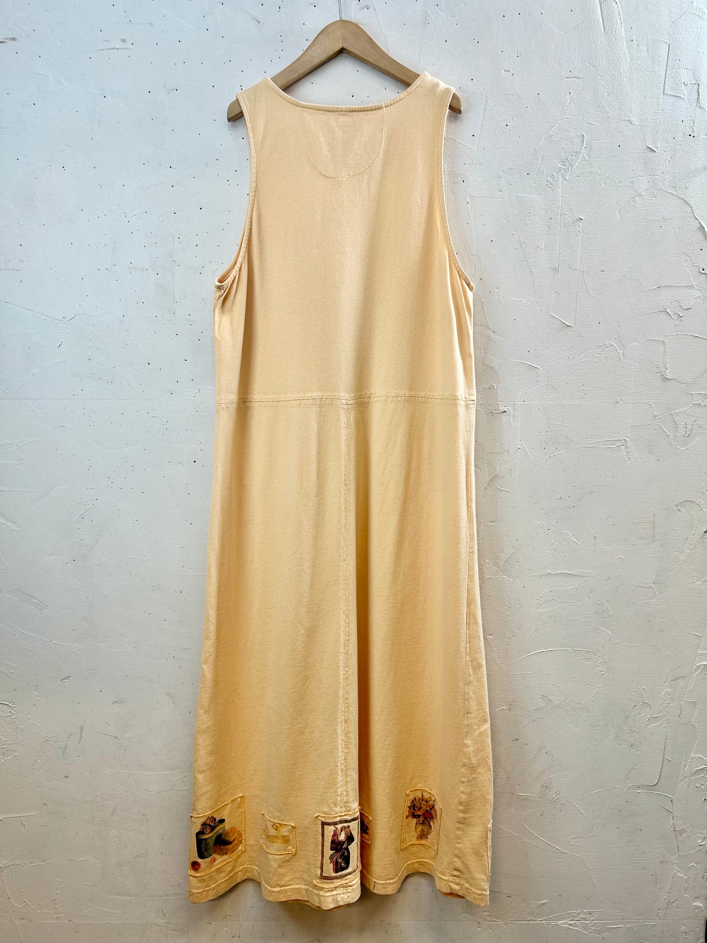 Vintage Patch Dress MADE lN USA [E30228]