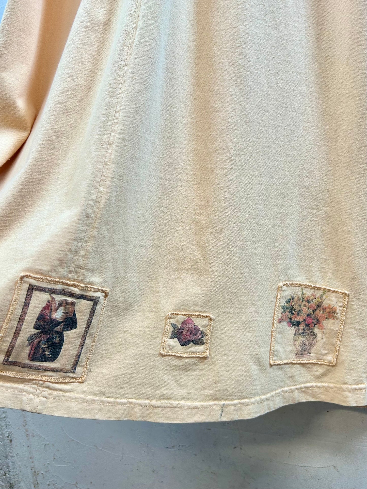 Vintage Patch Dress MADE lN USA [E30228]