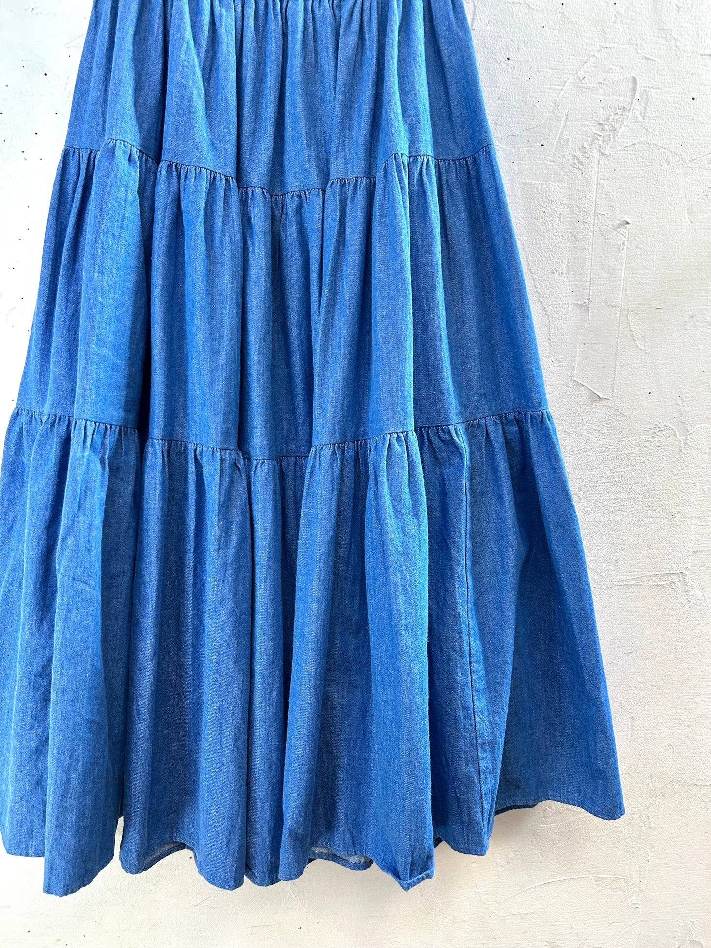 Vintage Denim Skirt MADE IN USA [L29144]