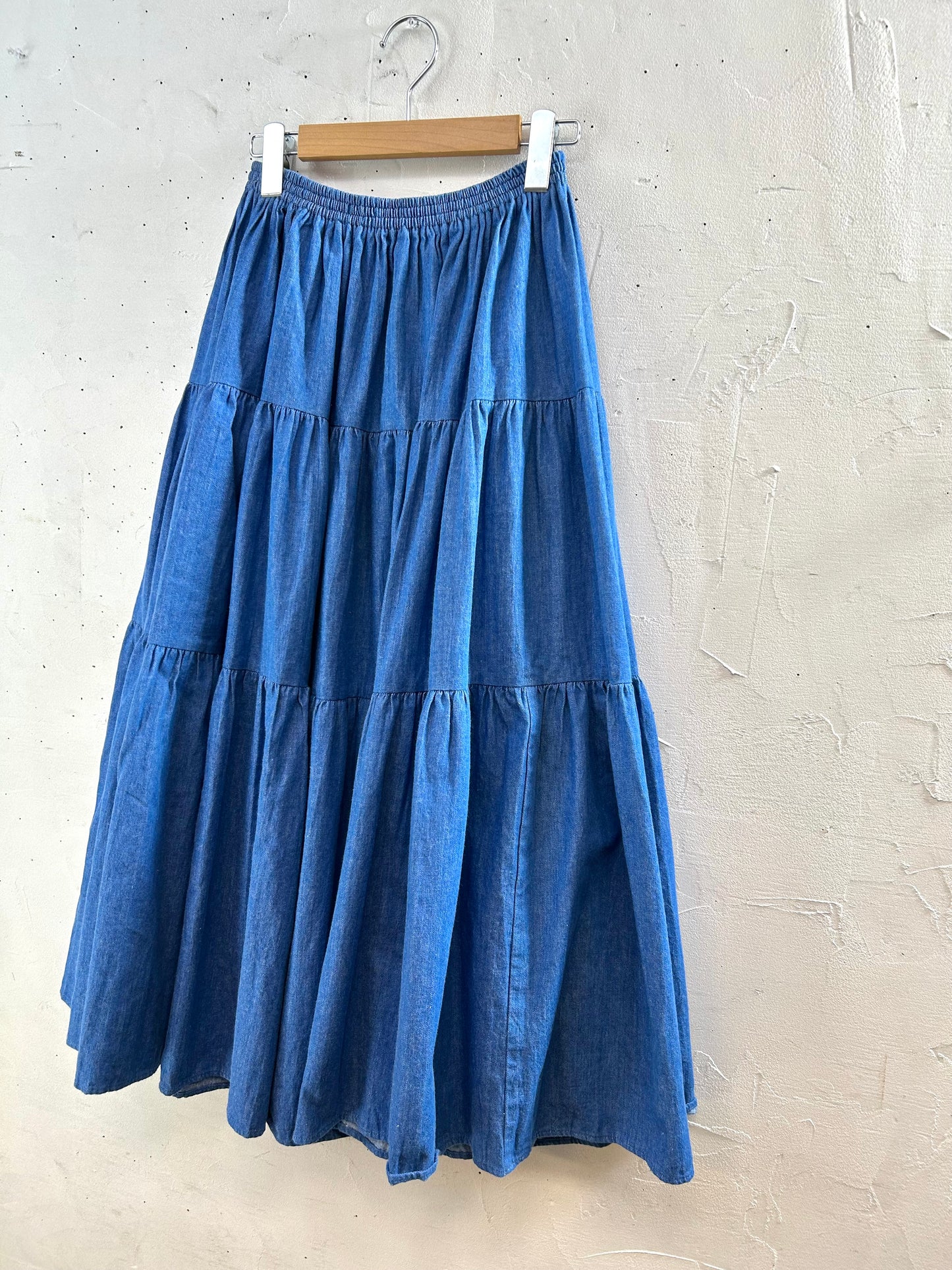 Vintage Denim Skirt MADE IN USA [L29144]