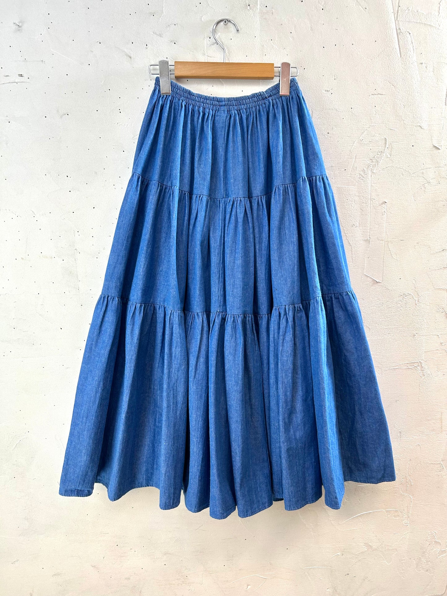 Vintage Denim Skirt MADE IN USA [L29144]