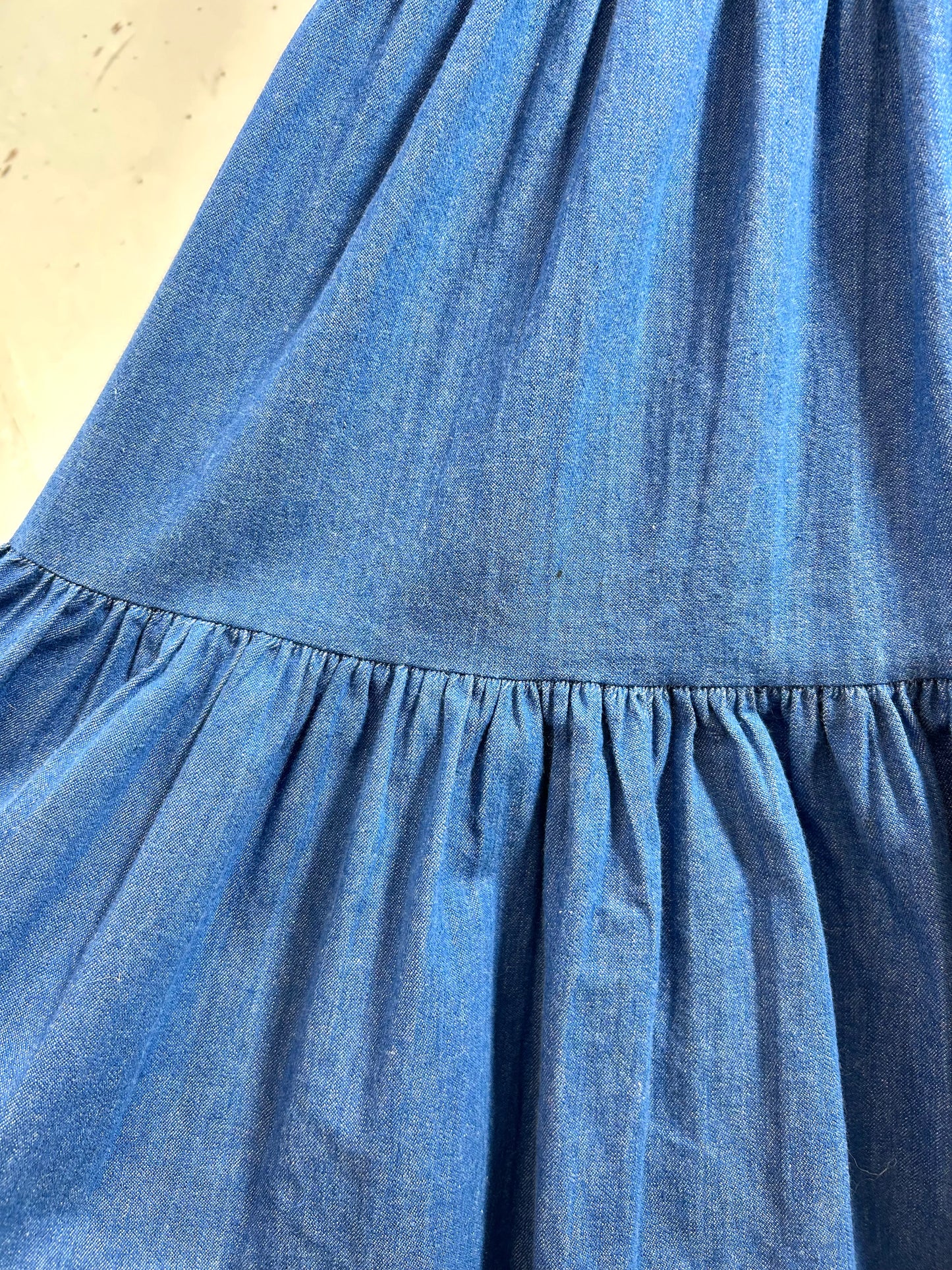 Vintage Denim Skirt MADE IN USA [L29144]