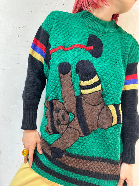 Vintage Knit Sweater [I24998]