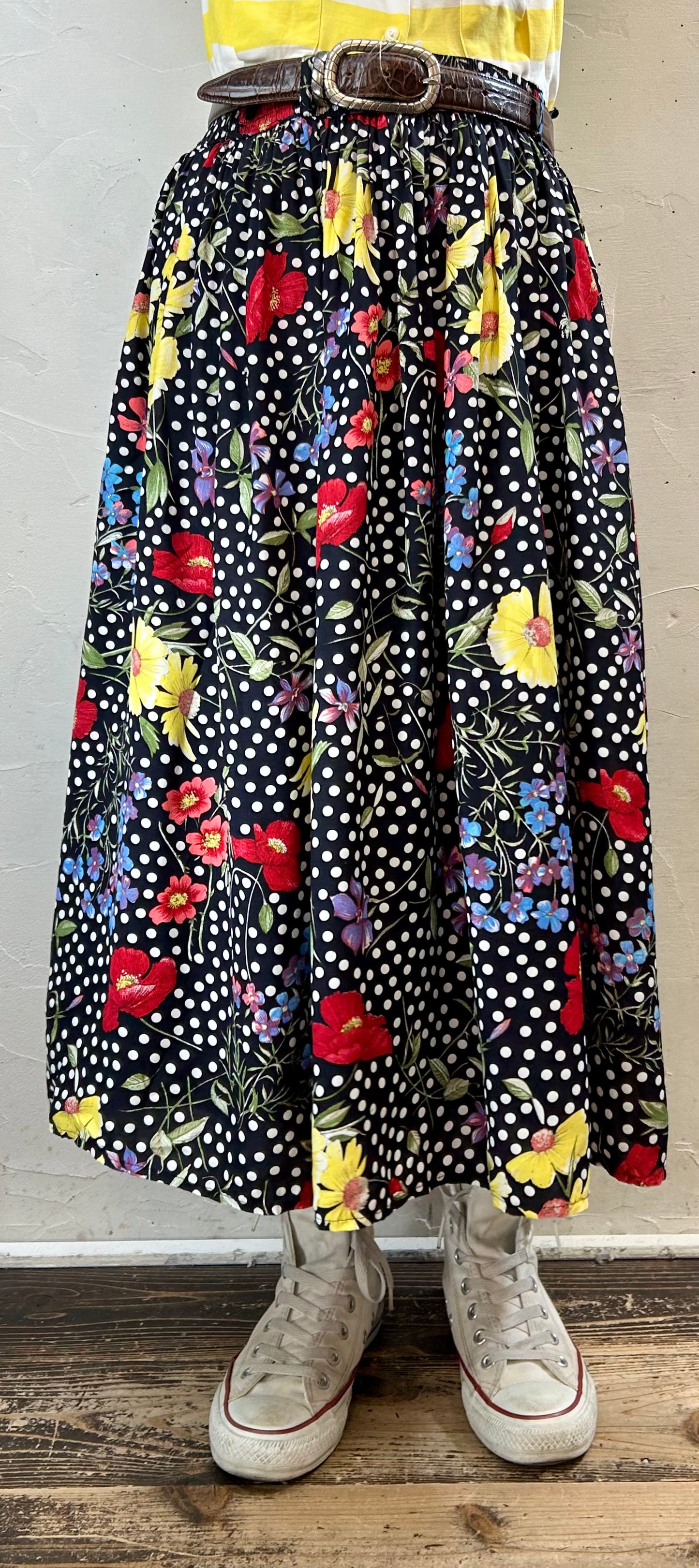 Vintage Viscose Skirt  [F27600]