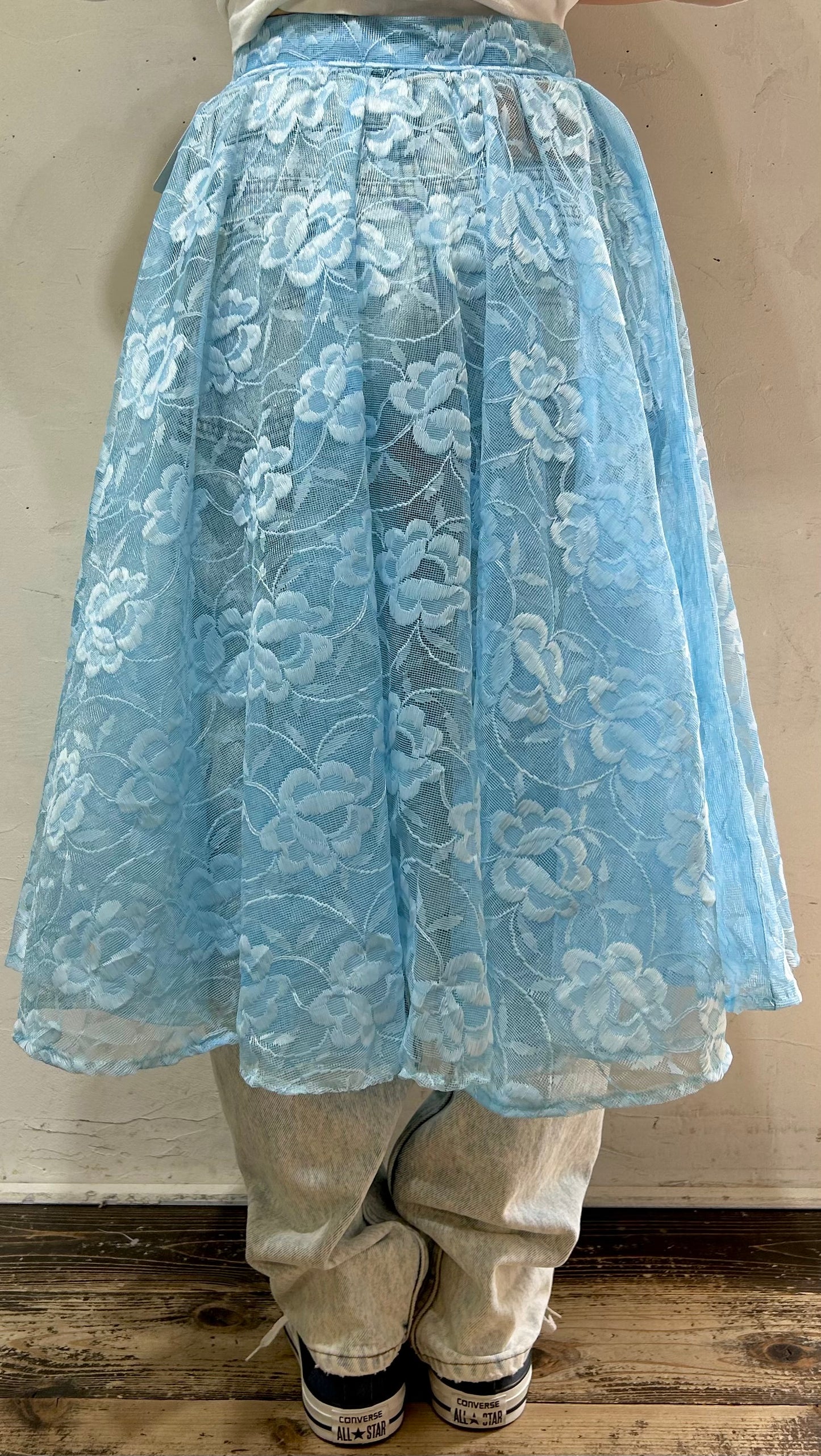 Vintage Lace Skirt [E27164]