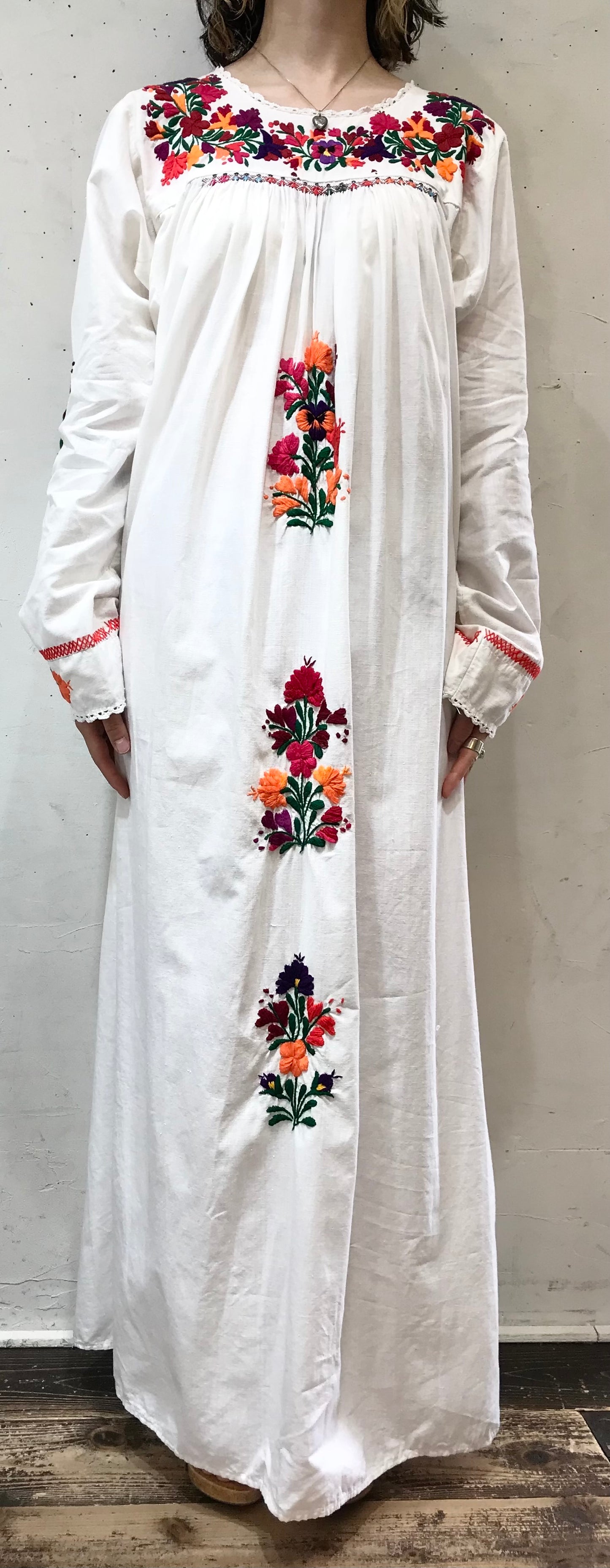’60s-'70s Vintage Mexico Dress[G24454]