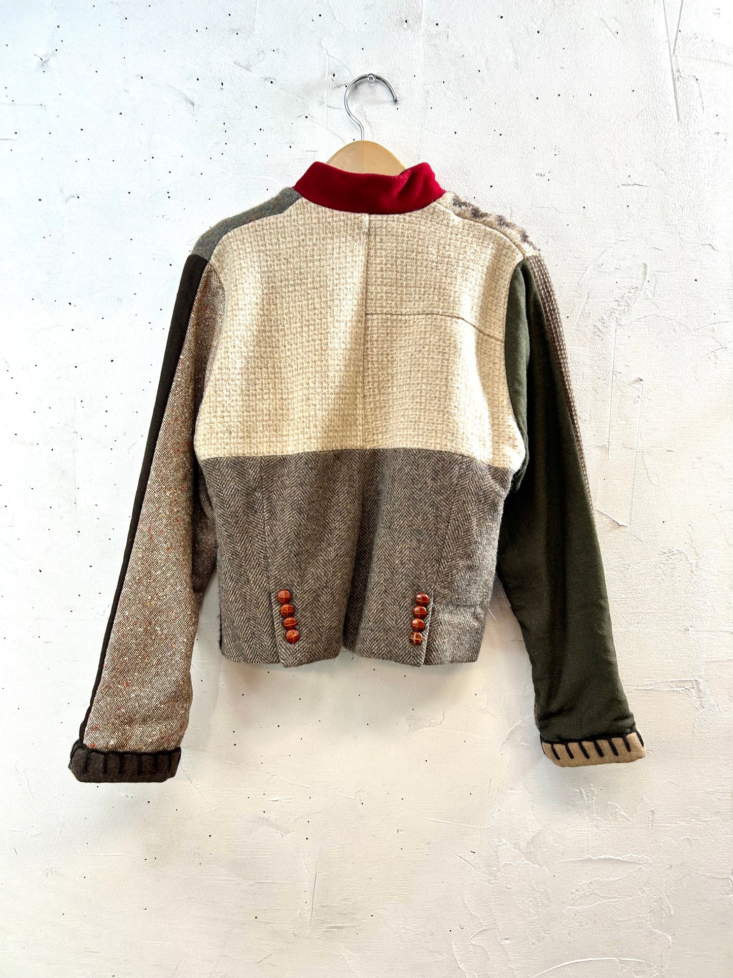 Vintage Patchwork Jacket MADE IN USA[K28918]