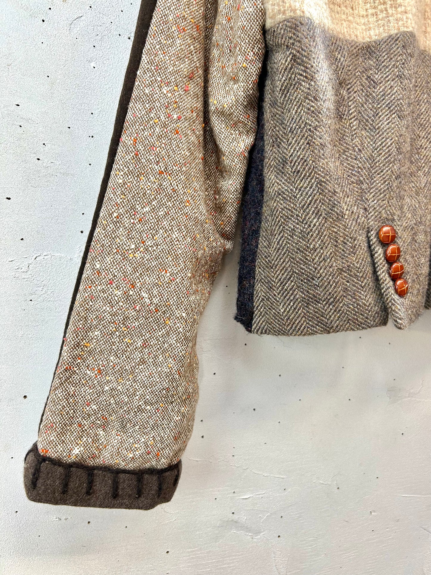 Vintage Patchwork Jacket MADE IN USA[K28918]