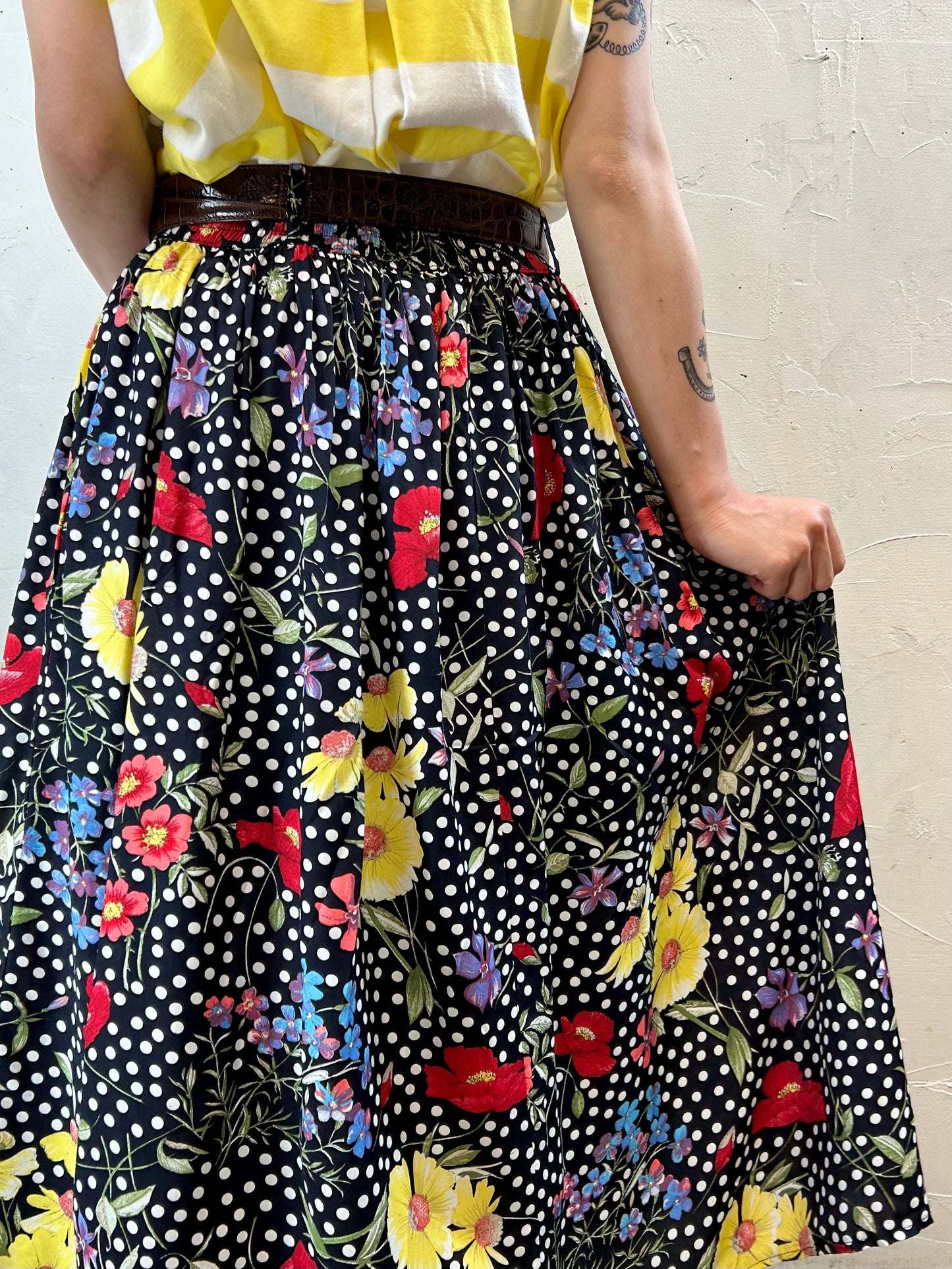 Vintage Viscose Skirt  [F27600]