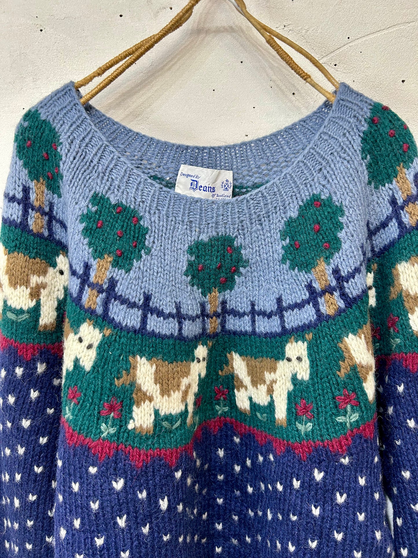 Vintage Hand Knit Sweater [K25639]