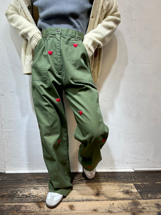 Vintage Embroidery Pants 〜Amy Nina〜 [L25883]