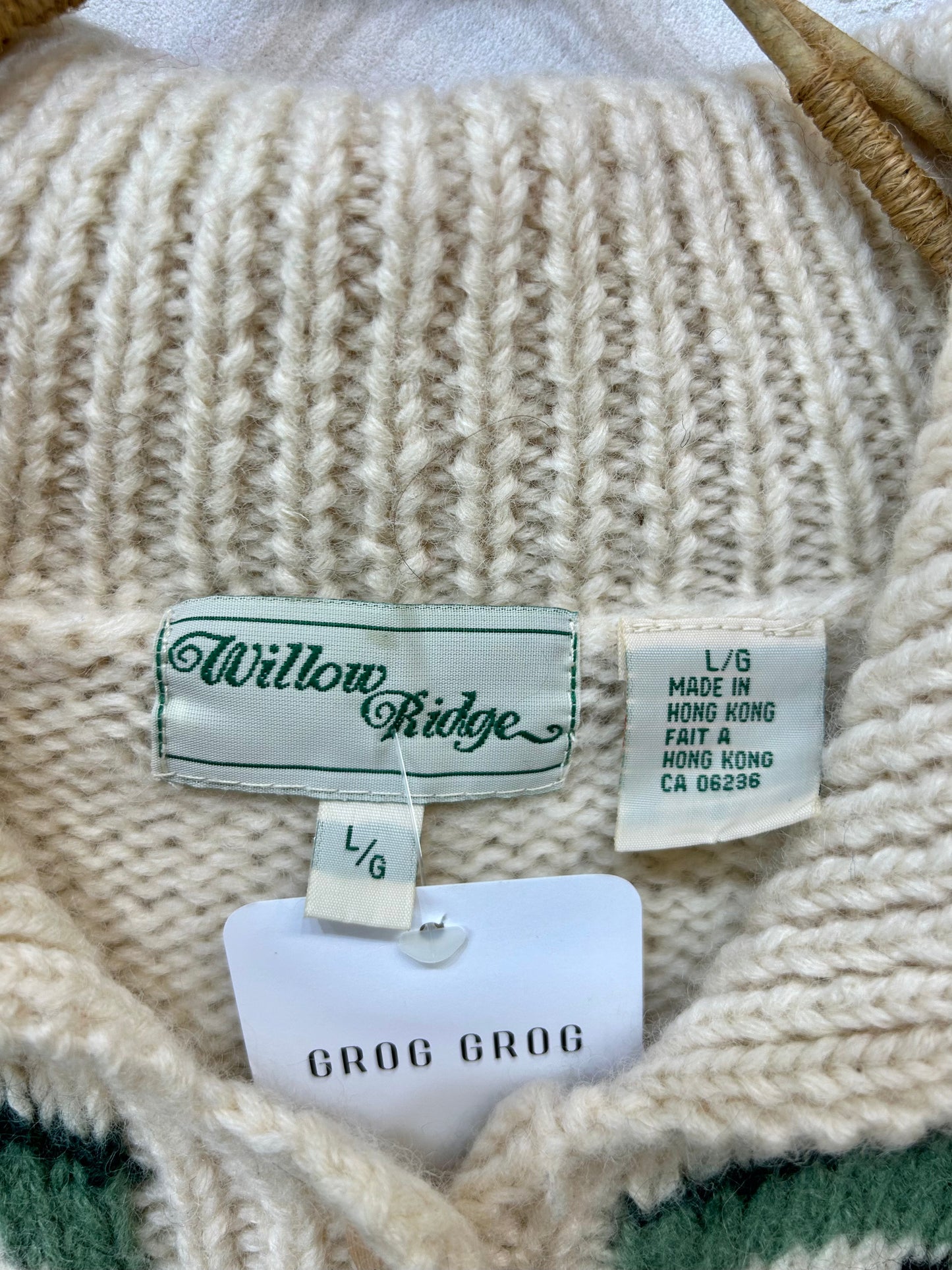 Vintage Hand Knit Cardigan [K25640]