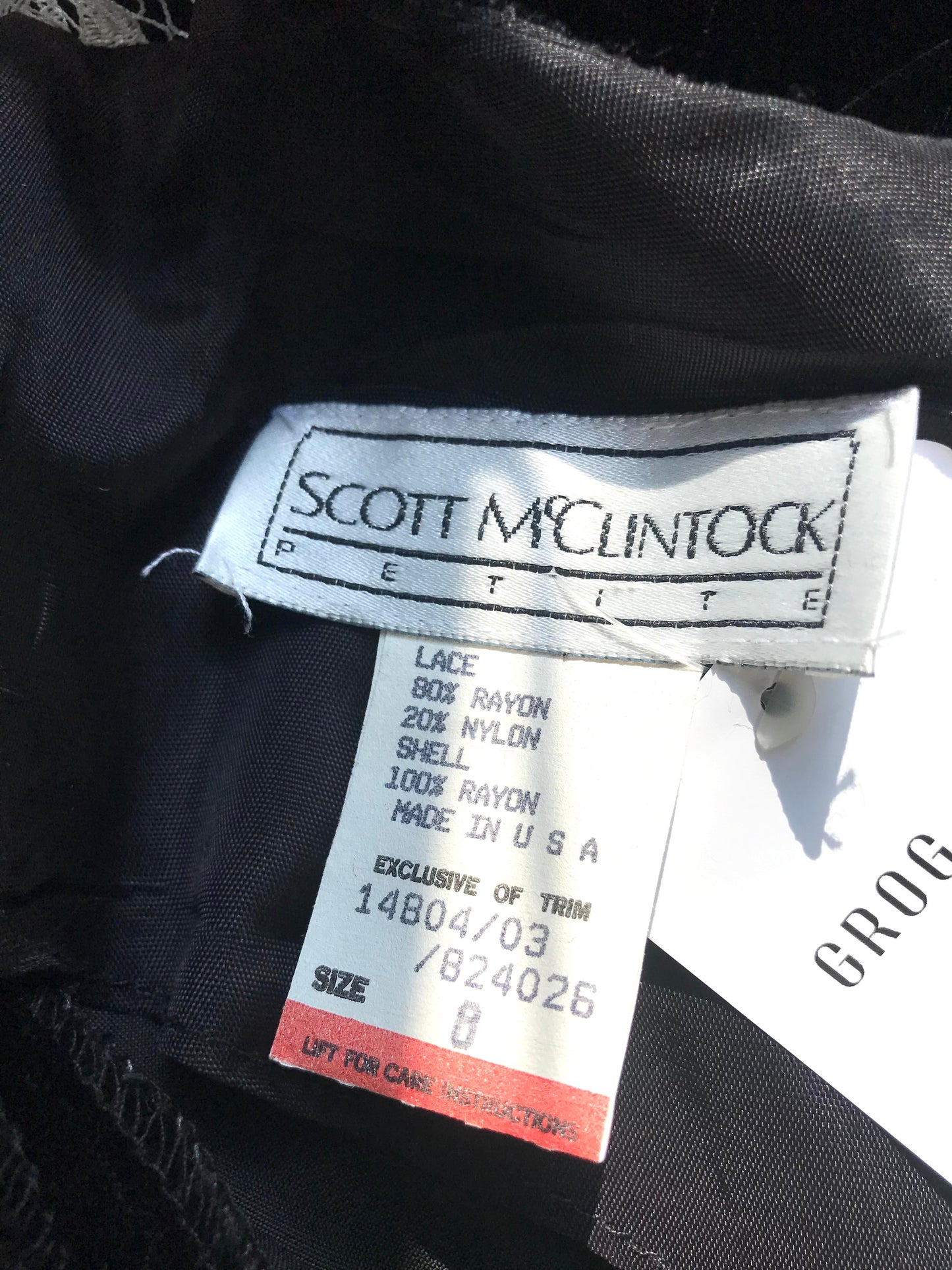 ’80s Vintage Dress〜Scott McCLINTOCK〜[J25383]