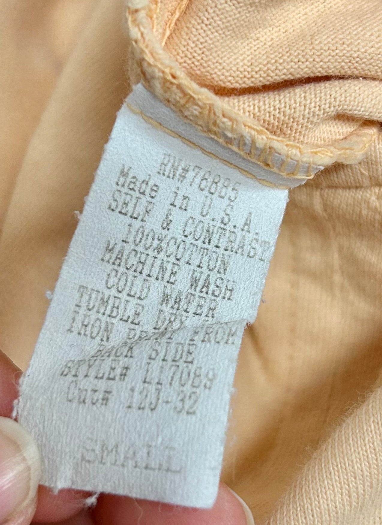 Vintage Patch Dress MADE lN USA [E30228]