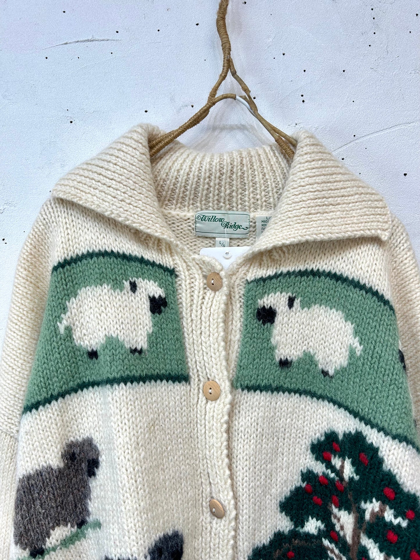 Vintage Hand Knit Cardigan [K25640]