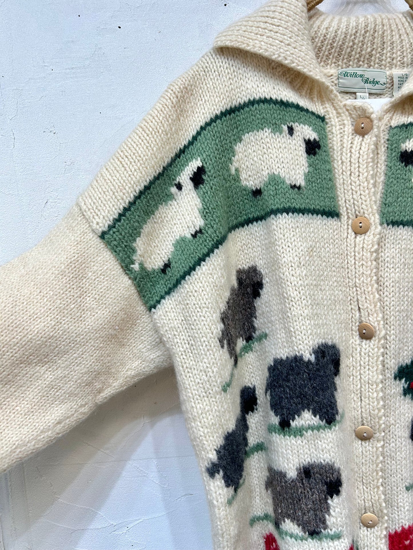 Vintage Hand Knit Cardigan [K25640]