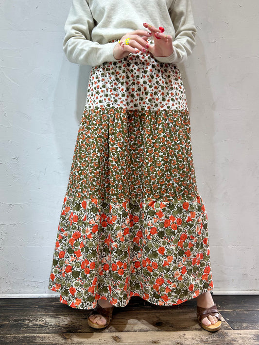 Vintage Tiered Skirt [C26425]