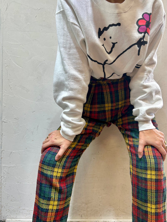 Vintage Plaid Pants〜KENZO〜 [J25367]