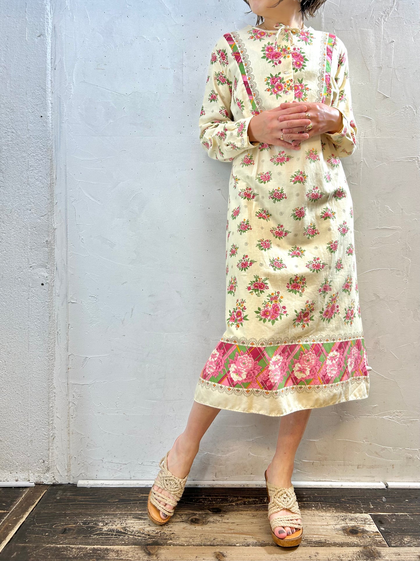 Vintage Cotton Dress[F27780]