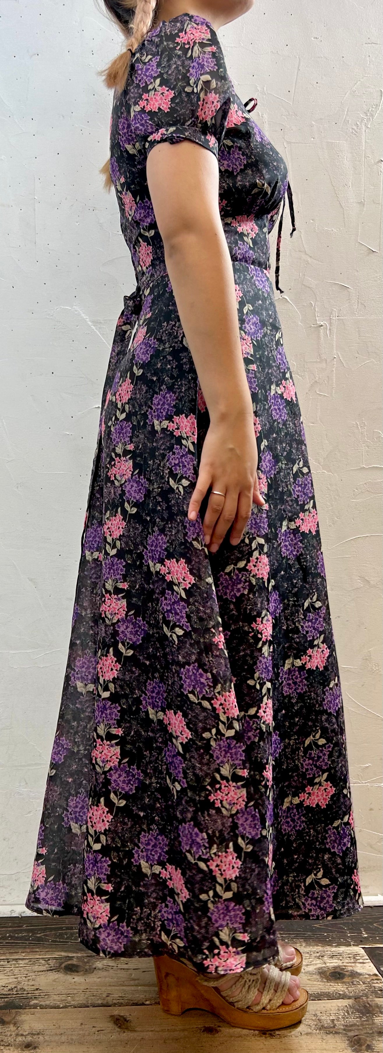 '70s Vintage Sheer Dress [G27925]