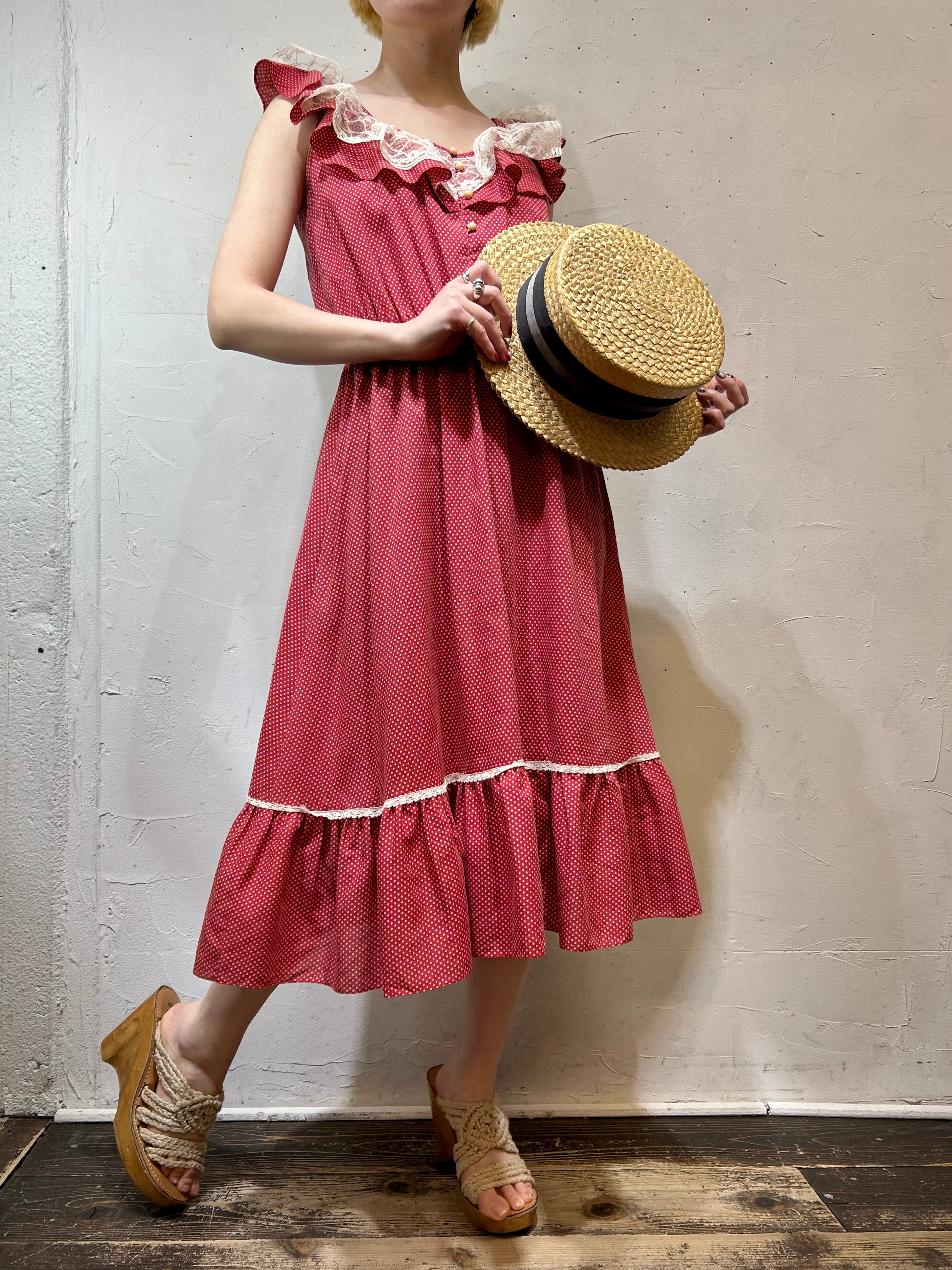 ヴィンテージ　ドレス 70s Vintage Dress [C26590] – GROGGROG