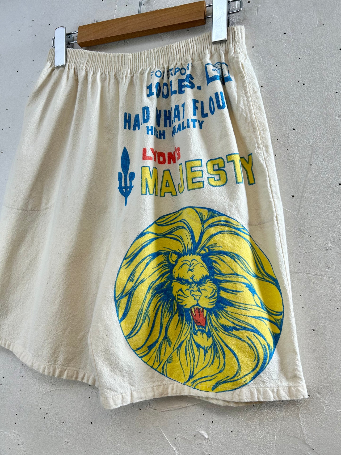 Vintage Feed Sack Short Pants MADE IN USA [E30238]