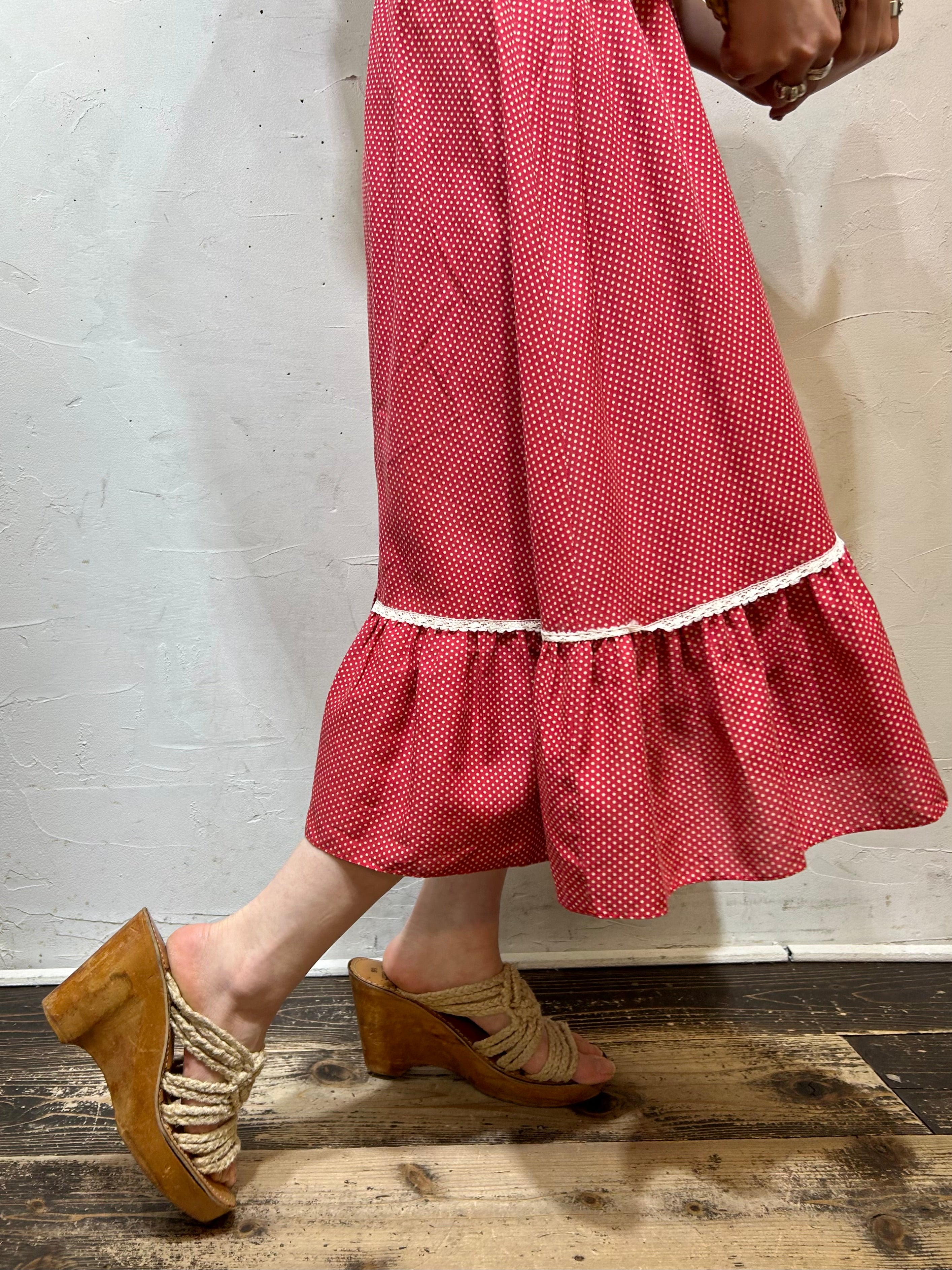 ヴィンテージ　ドレス 70s Vintage Dress [C26590] – GROGGROG