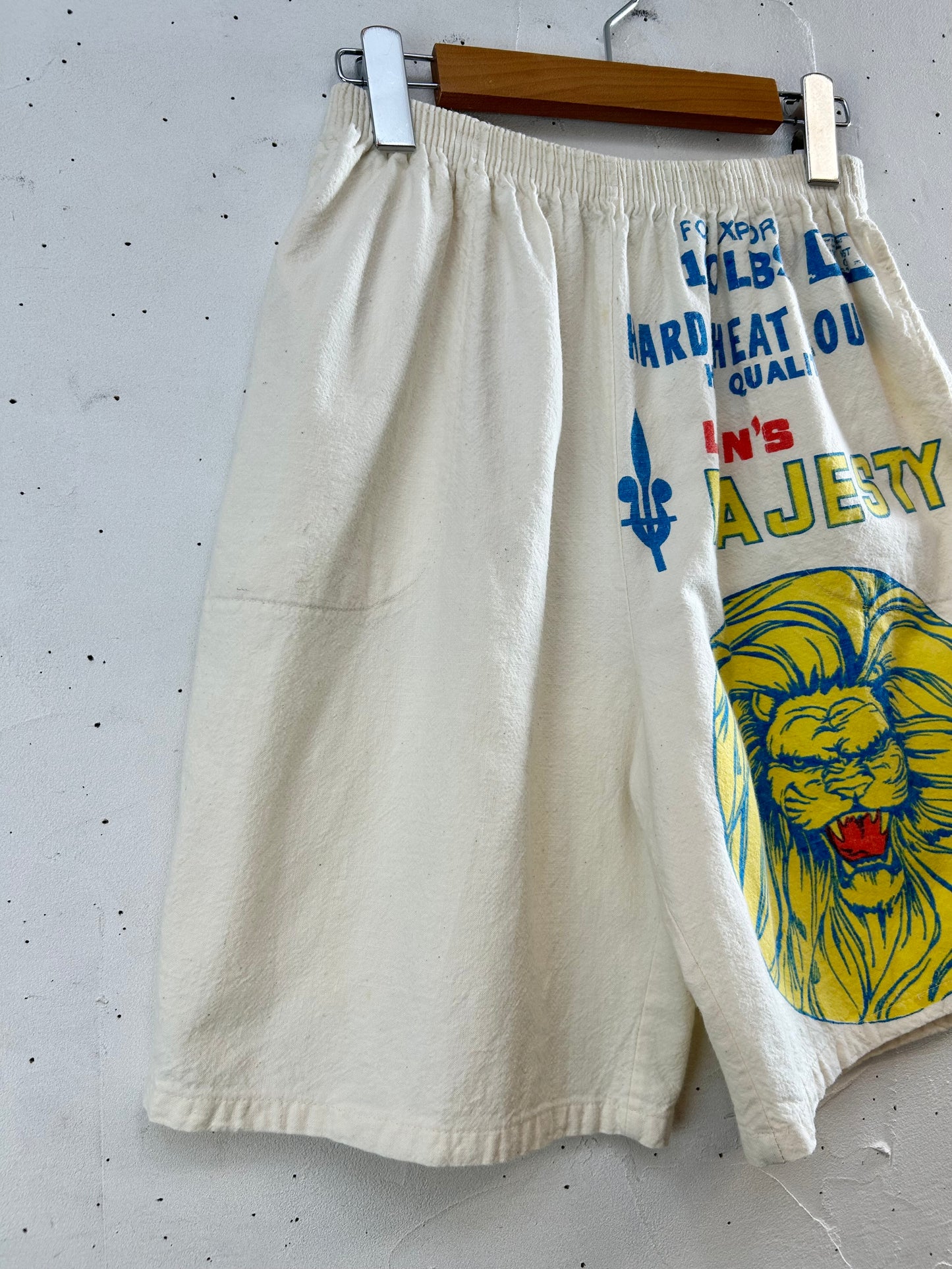Vintage Feed Sack Short Pants MADE IN USA [E30238]