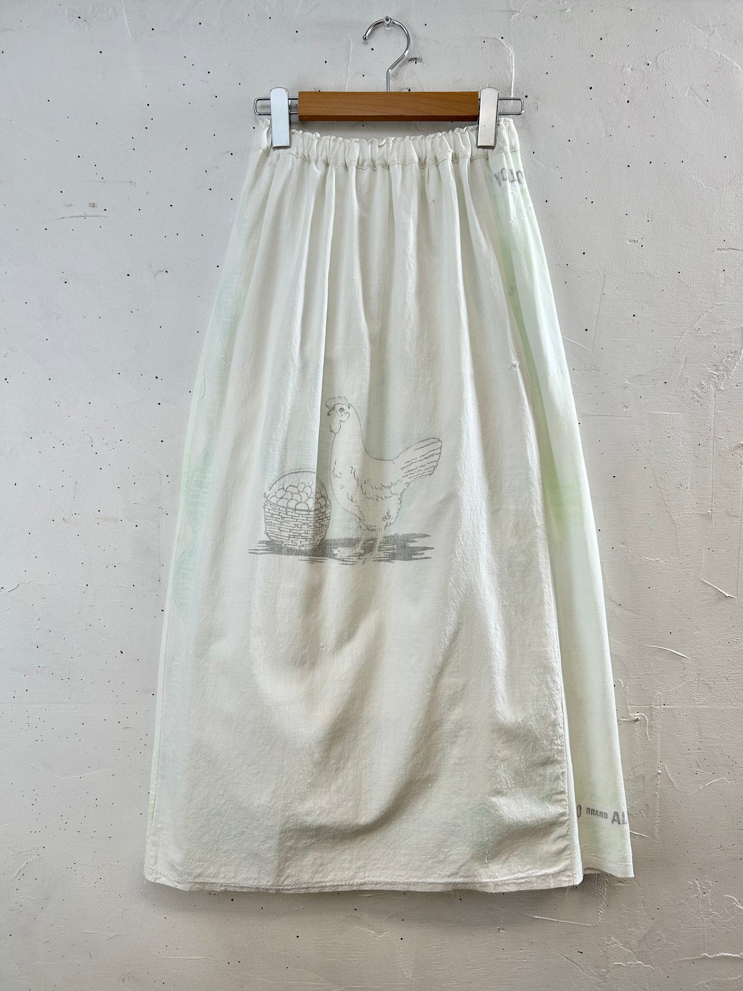 Vintage Feed Sack Skirt [E30239]