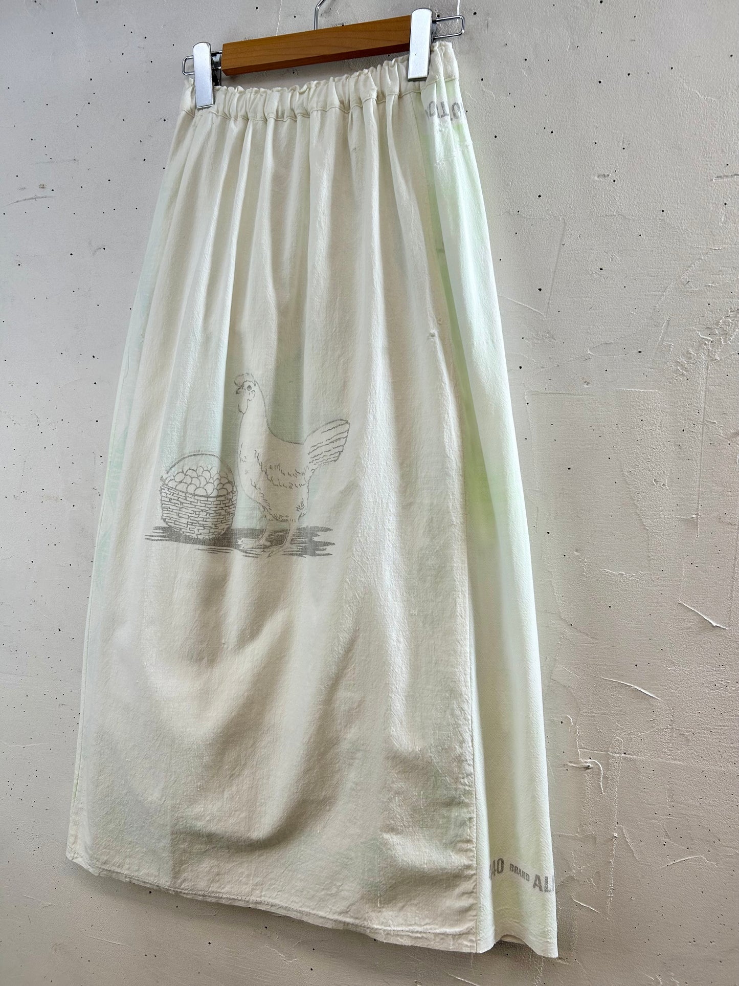 Vintage Feed Sack Skirt [E30239]