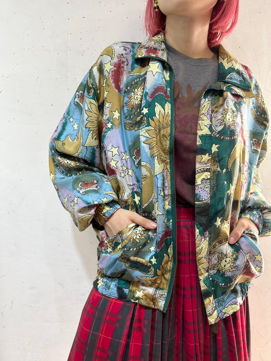 Vintage Silk Blouson [I24999]