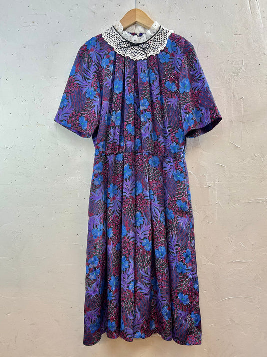 Vintage Flower Dress [F30447]