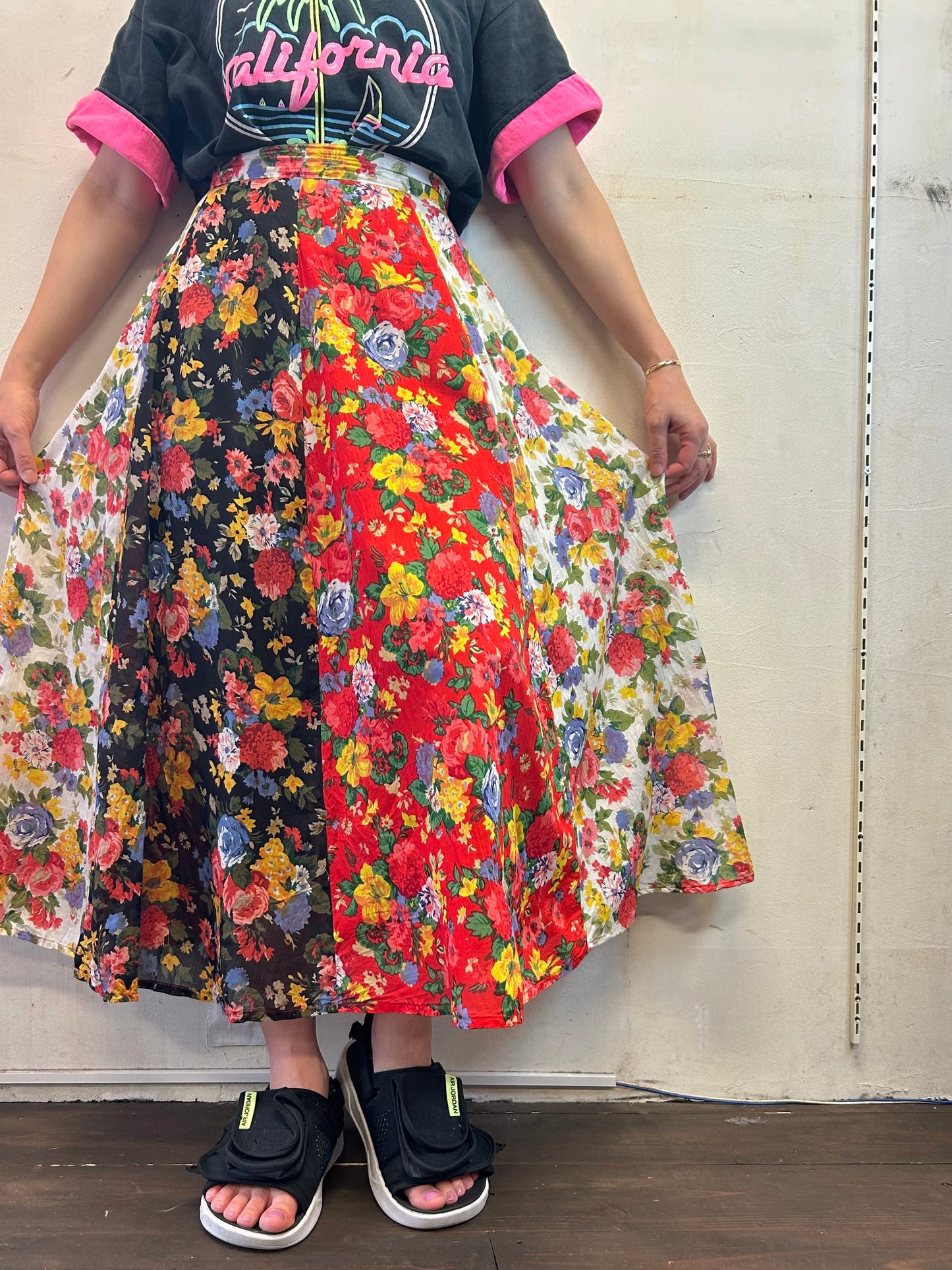 Vintage Patchwork Skirt [E27180]