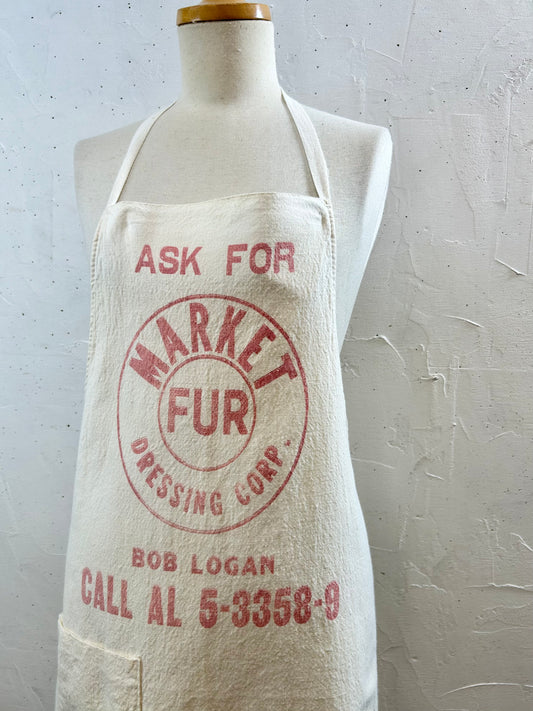 Vintage Work Apron [E30237]