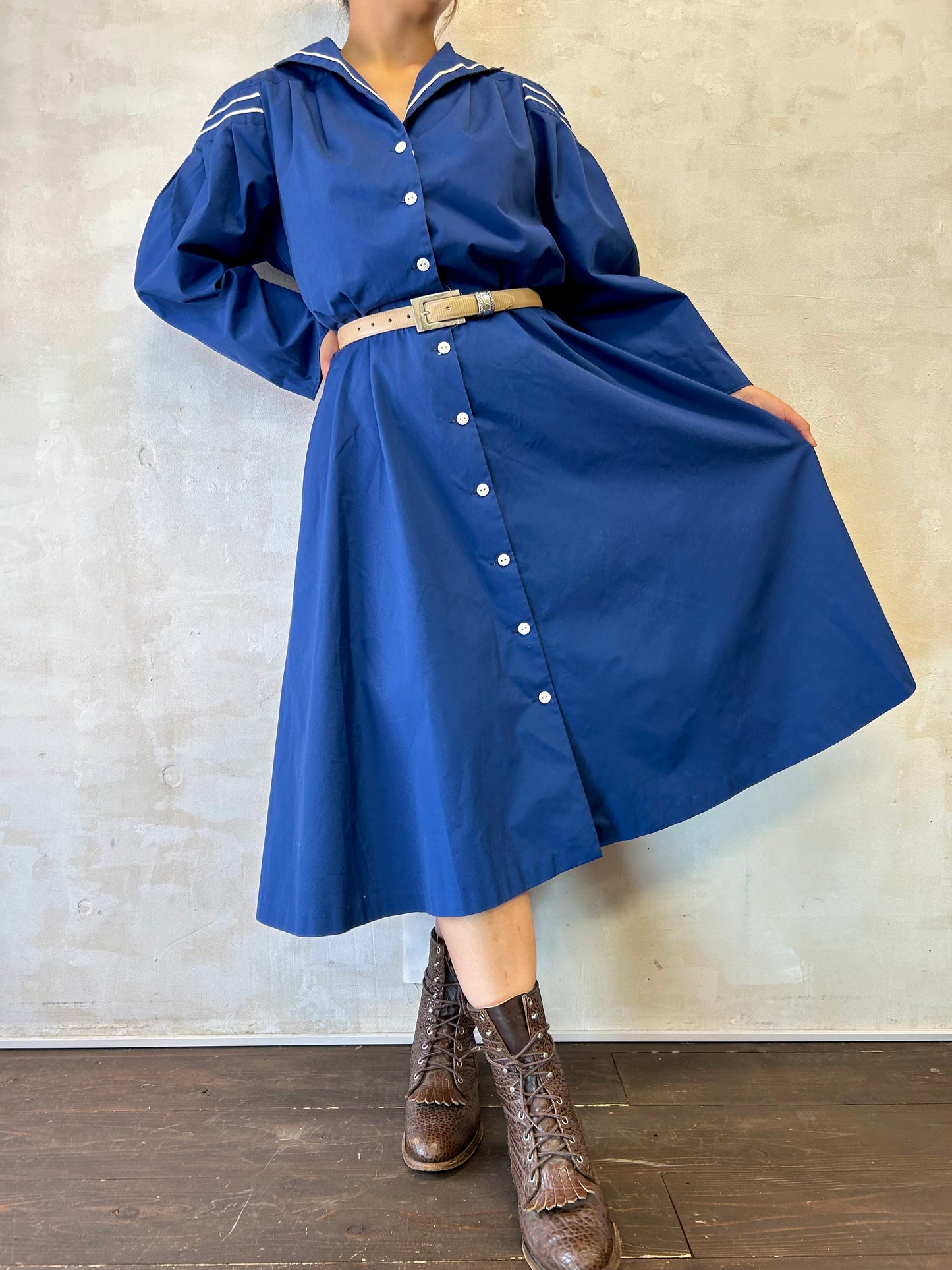 Vintage Marine Dress [H28273]