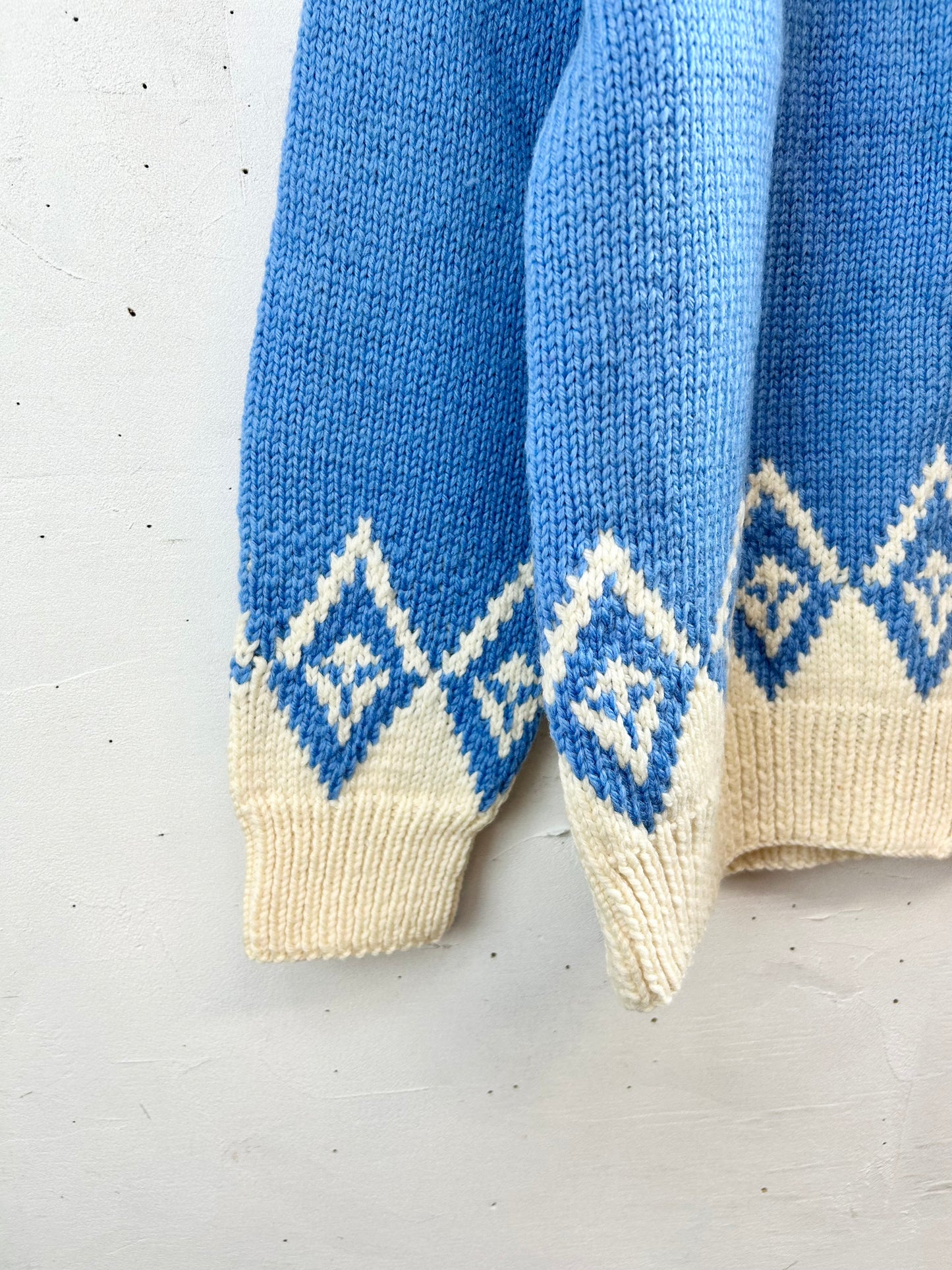 Vintage Cowichan Hand Knit Cardigan [L29162]