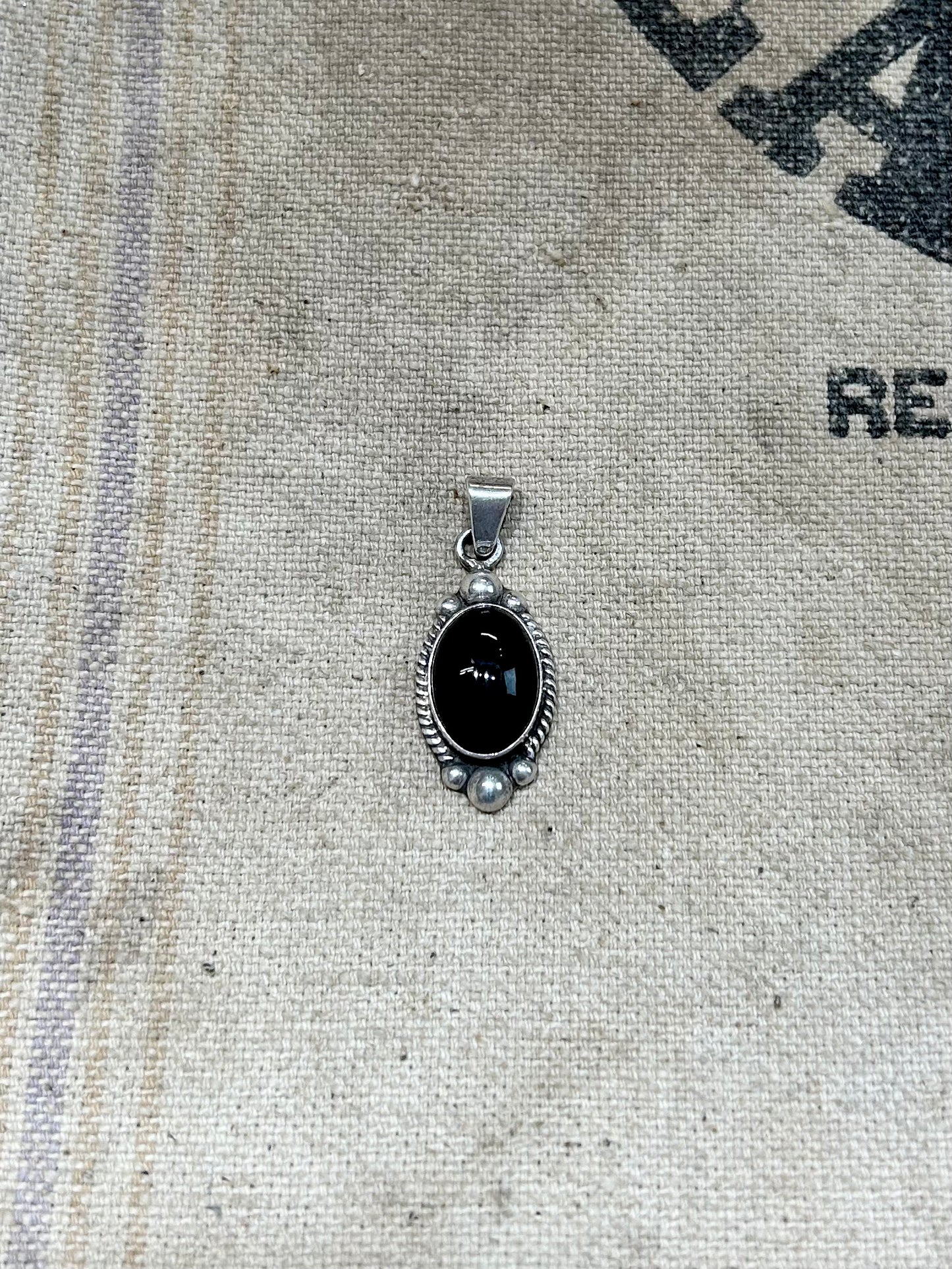 Vintage 925Silver Pendant Top [L25734]