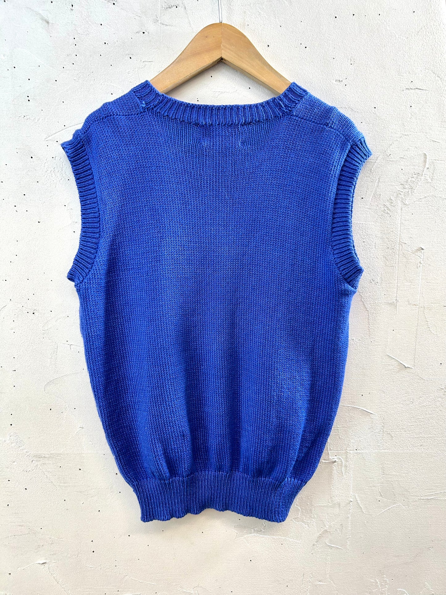 Vintage Hand Knit Vest [J28701]