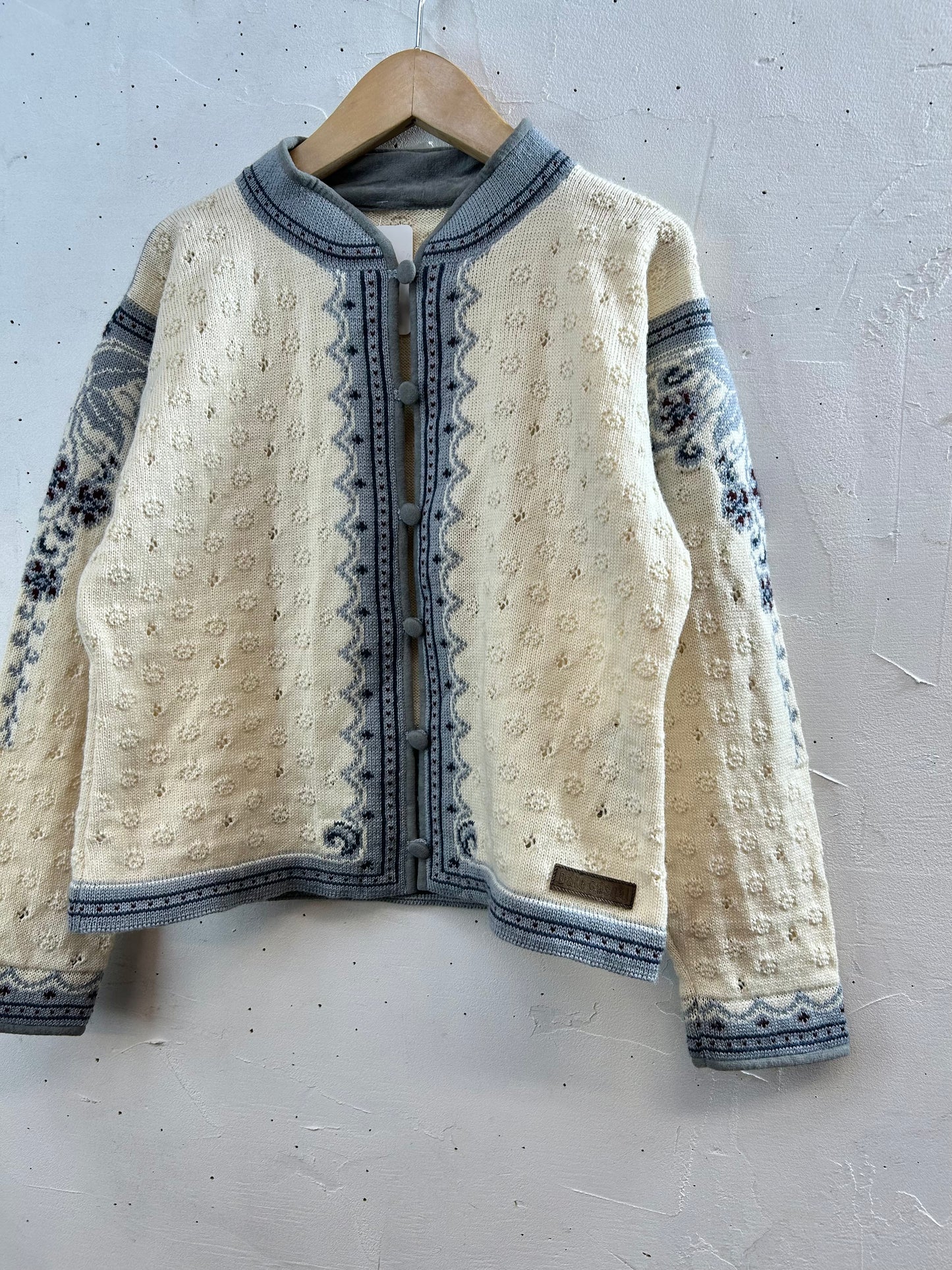 Vintage Nordic Knit Cardigan 〜DALE OF NORWAY〜 [L29164]