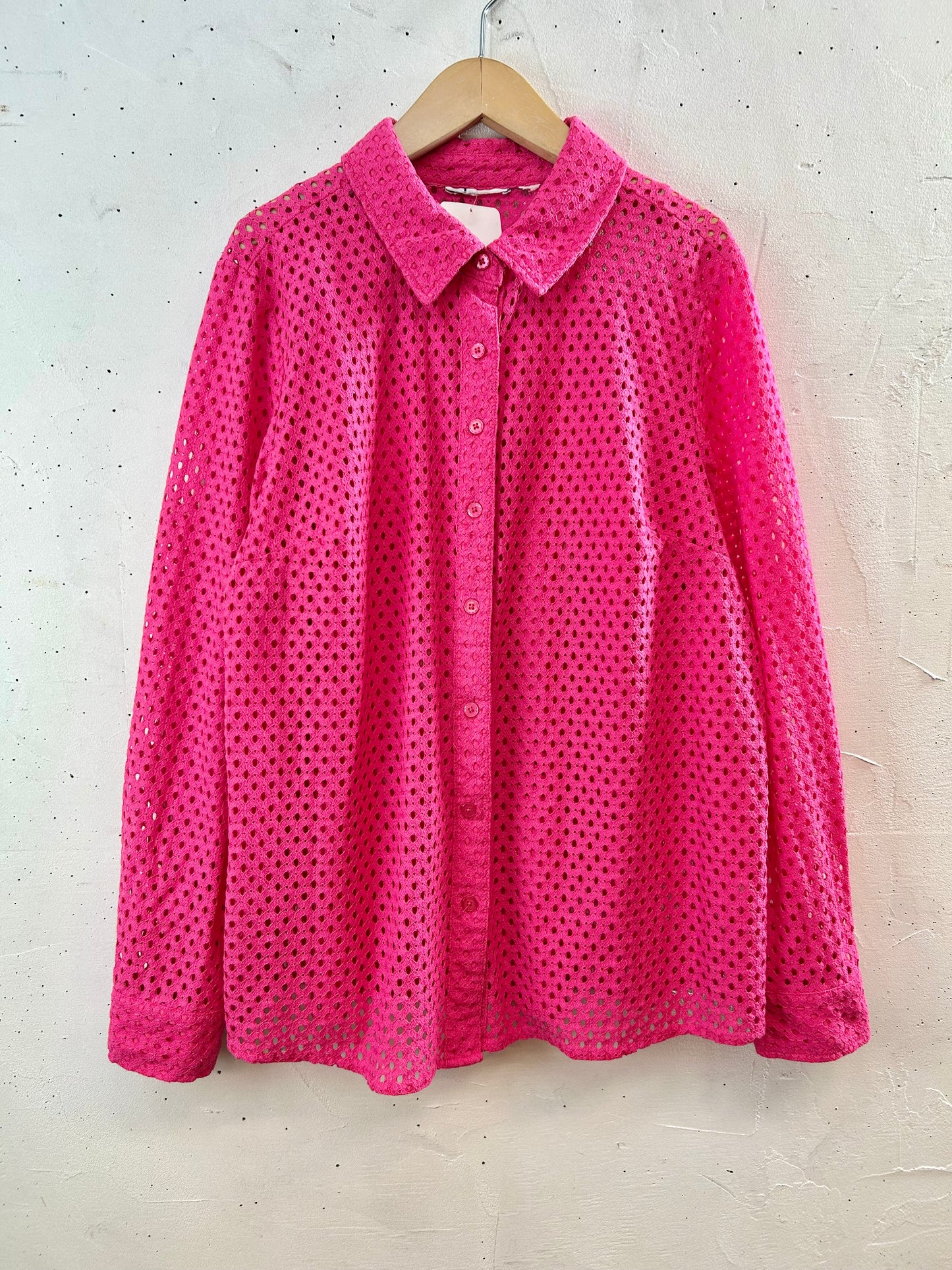 Vintage Eyelet Lace Shirt [F30443]
