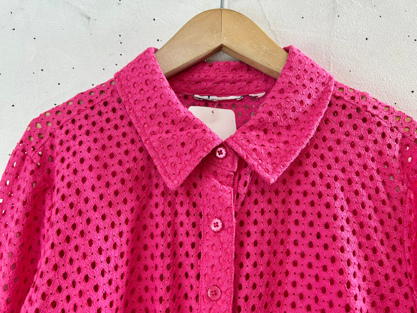 Vintage Eyelet Lace Shirt [F30443]