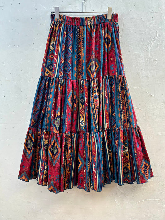 Vintage Tiered Skirt [I28491]