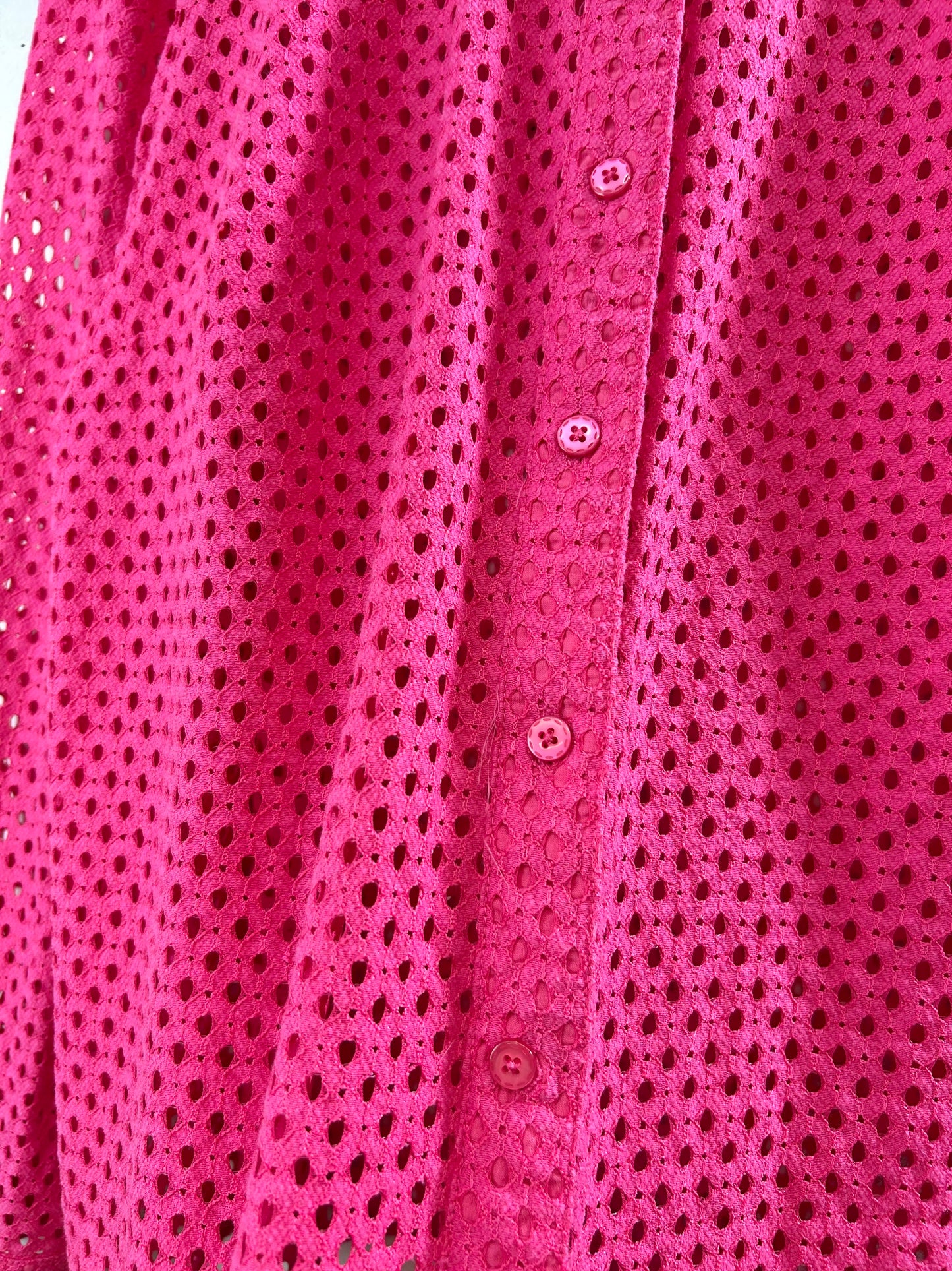 Vintage Eyelet Lace Shirt [F30443]