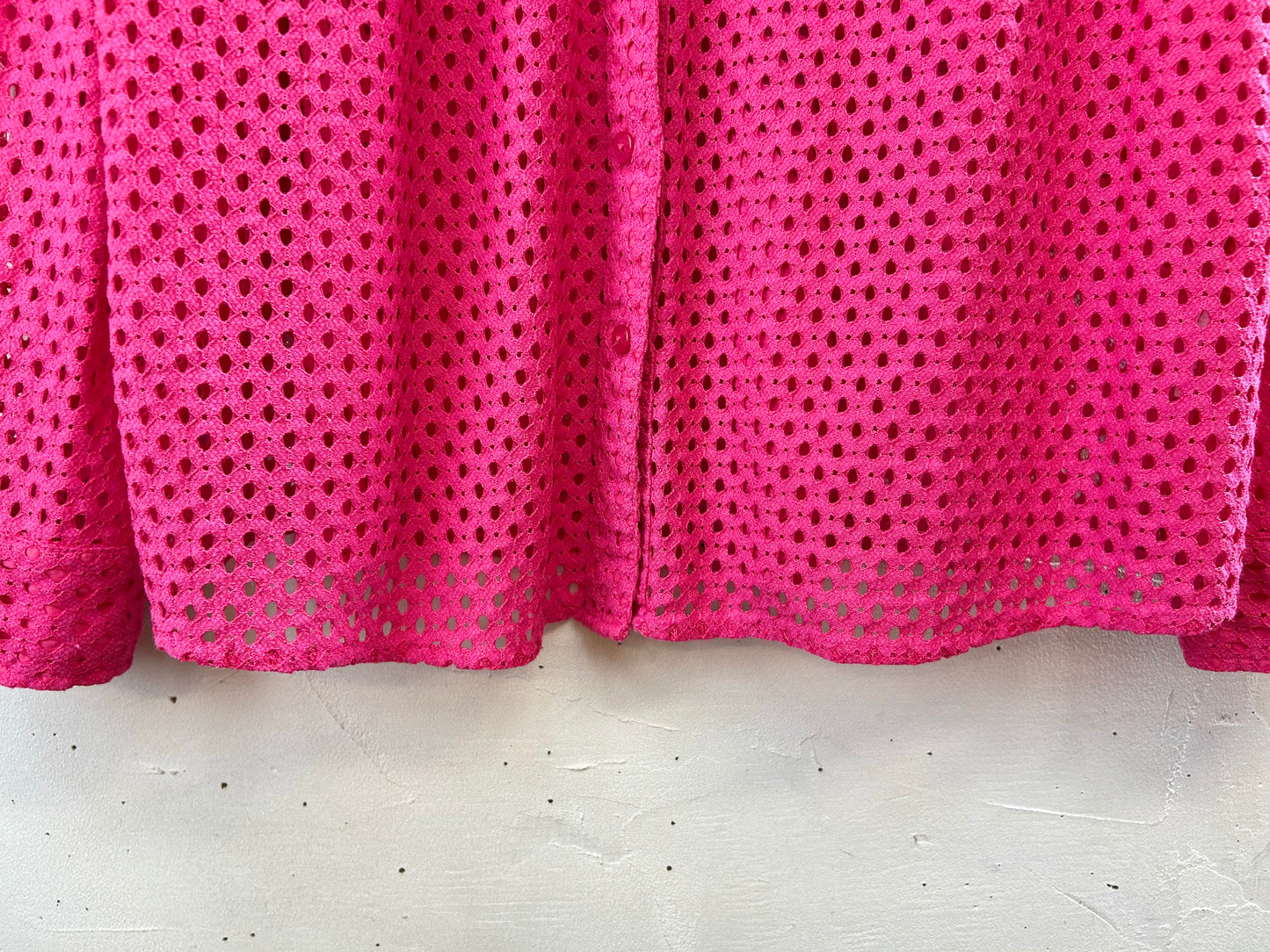 Vintage Eyelet Lace Shirt [F30443]