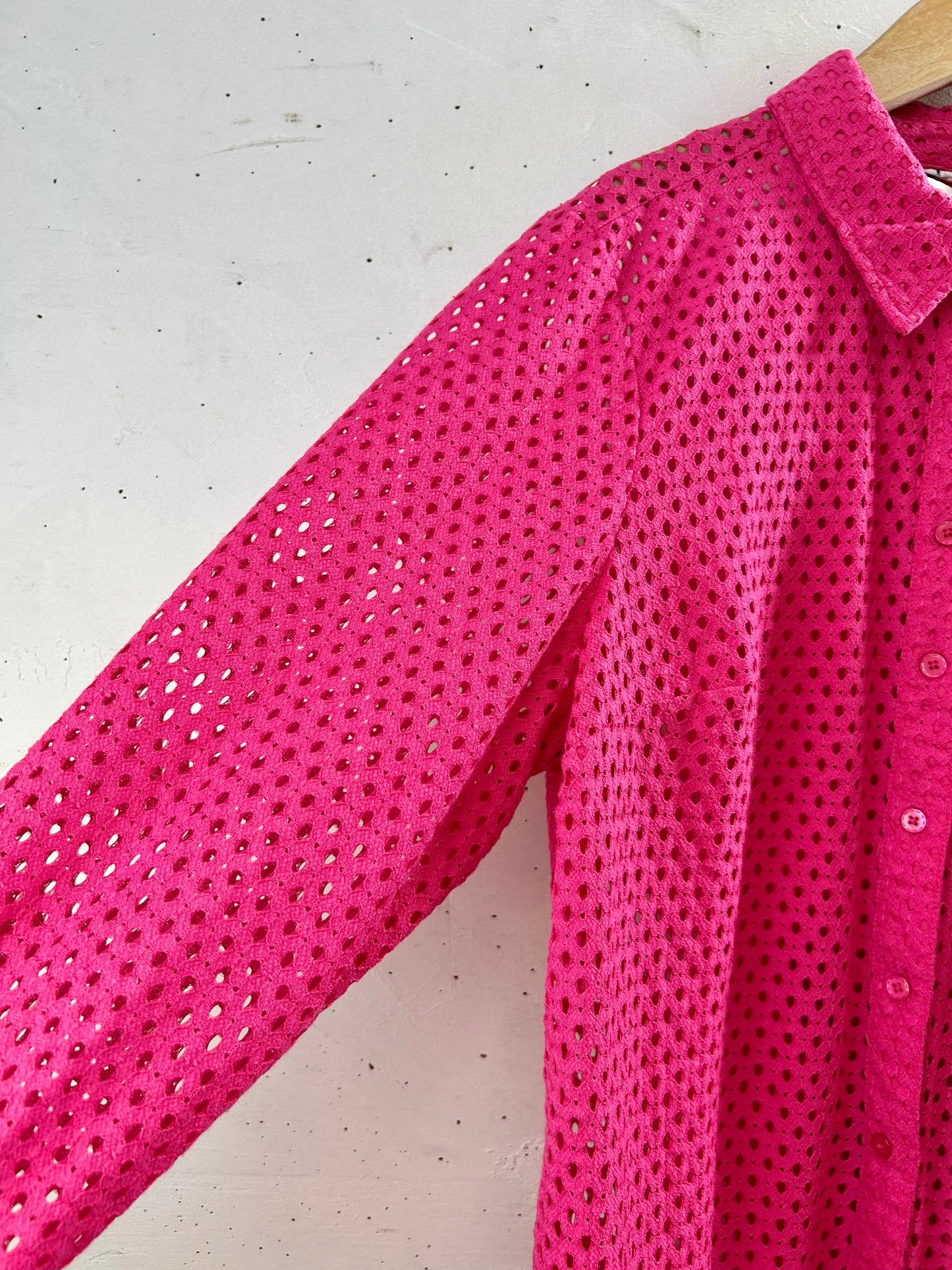 Vintage Eyelet Lace Shirt [F30443]