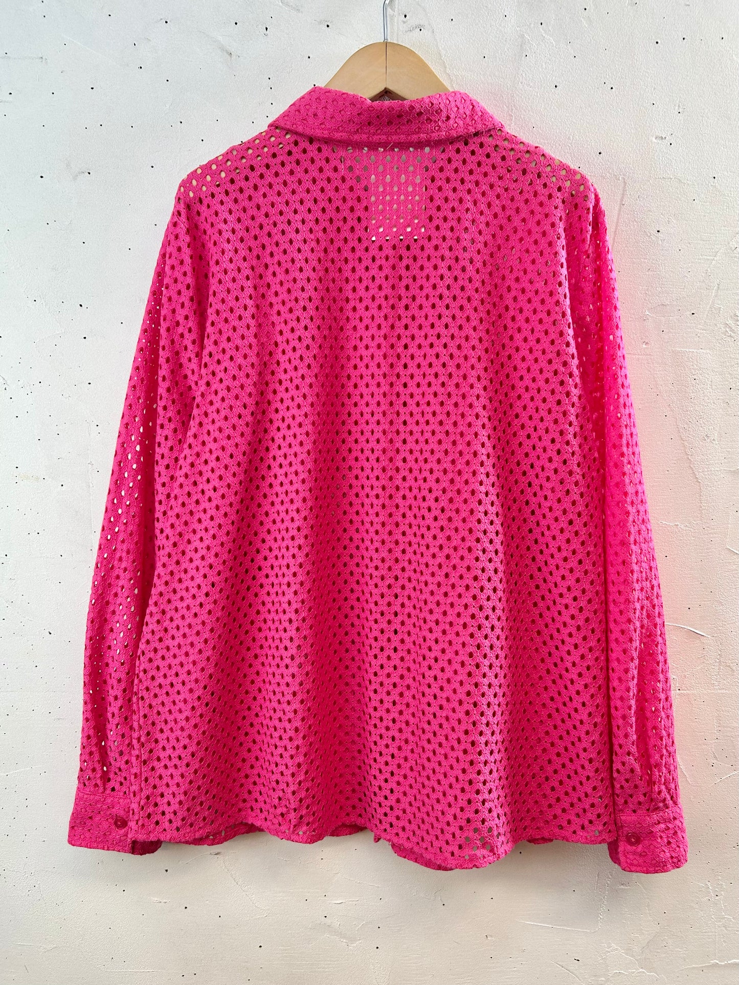 Vintage Eyelet Lace Shirt [F30443]