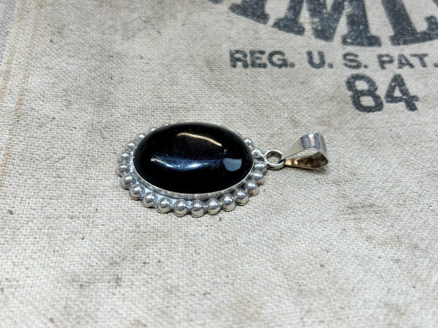 Vintage 925Silver Pendant Top [L25735]